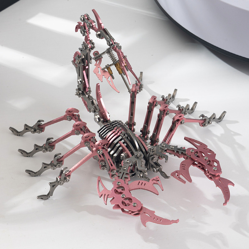 钢魔客兽蝎魔蝎子王金属拼装拼图模型3D立体创意手工天蝎座守护神