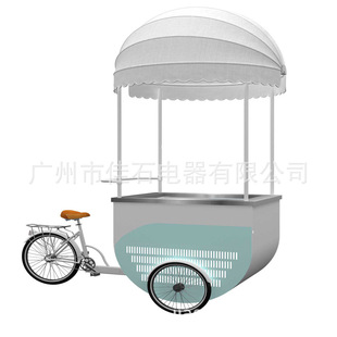 gelato 厂家供应 夜市甜品手推车 户外小吃车 冰淇淋摆摊车 cart
