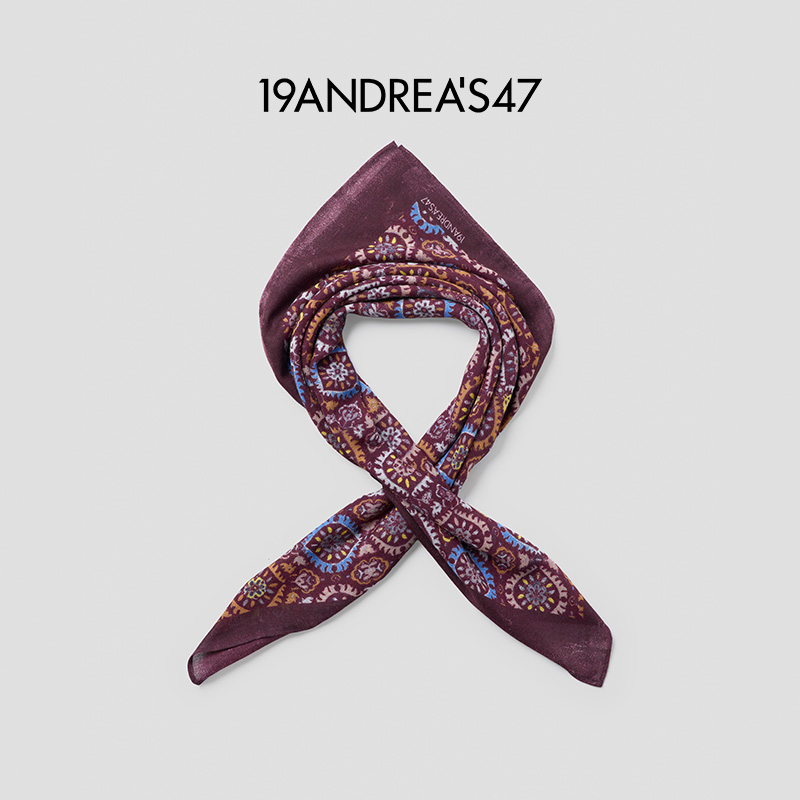 秋冬男女SquareIndie纯羊绒方巾