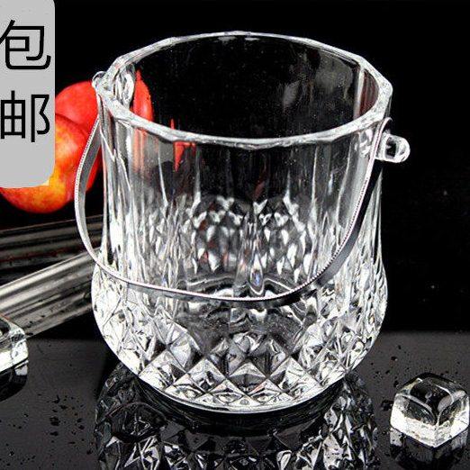 酒吧KTV钻石加厚玻璃冰桶手提式冰桶夜店专用 送冰夹欧式香槟桶！,餐饮具,冰桶,淘宝优惠券,粉丝福利购,淘宝优惠卷