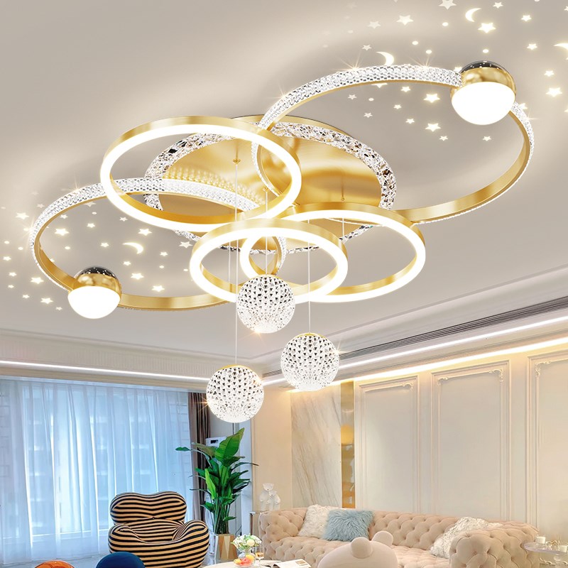 客厅主灯高级感2025新款简约现代大气高端轻奢卧室吸顶.灯中山灯