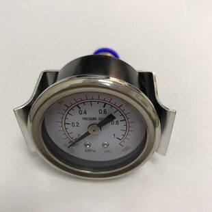 直径41mm 150psi 压力表 背后接头可以快接外径8mm气管 压力1MPA