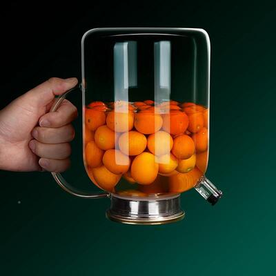 泡酒瓶人玻璃酿酒空瓶高硼硅杨梅青罐梅参泡酒桶665密封酒罐坛子