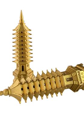 源头厂家三机压铸器黄铜昌塔9文九层13十层文昌塔63摆件