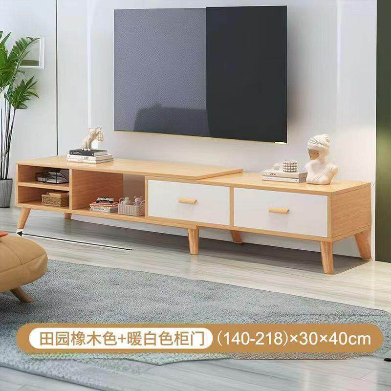 伸轻奢电视柜简机SEH约电视柜新款落地式储物柜长条柜缩收纳柜矮