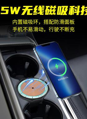 谷逸品适用奥A6L/A67/A8/A车载磁吸无线充迪电器S7/RS6/R【19-25