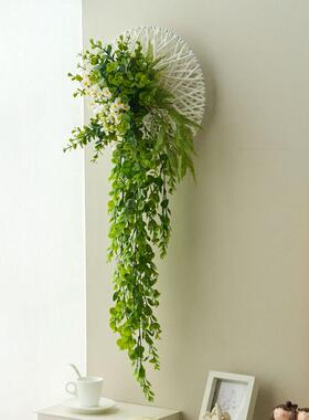 创意挂厅装饰花小清新客假绿植厅壁卧室餐墙面改F985J557造氛围感