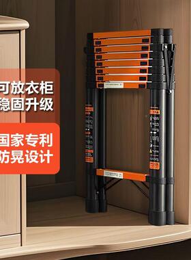 特厚轧钢家铺用梯冷子下床上厚多功能折叠直梯加升36AG0q18降工程