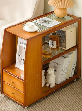 可移动边几小柜茶几沙旁侧发边小桌子床方桌角GSY几头迷你茶台置