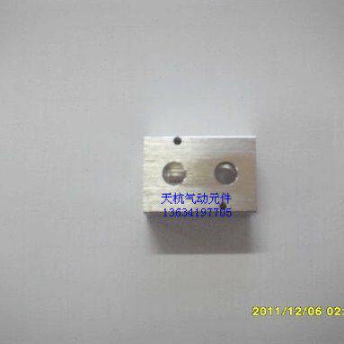 精品面板式电磁阀4M310-10安装底座阀块气缸与电磁阀连接座