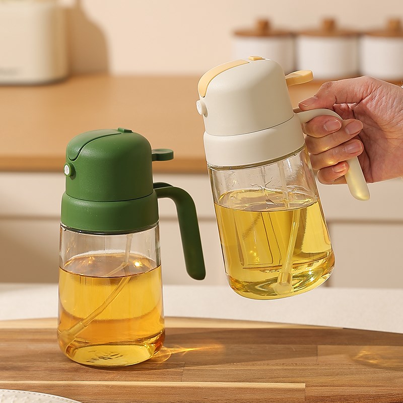 创意倒喷两用油壶喷油瓶雾化不y挂油防漏小油罐厨房酱油醋调味料