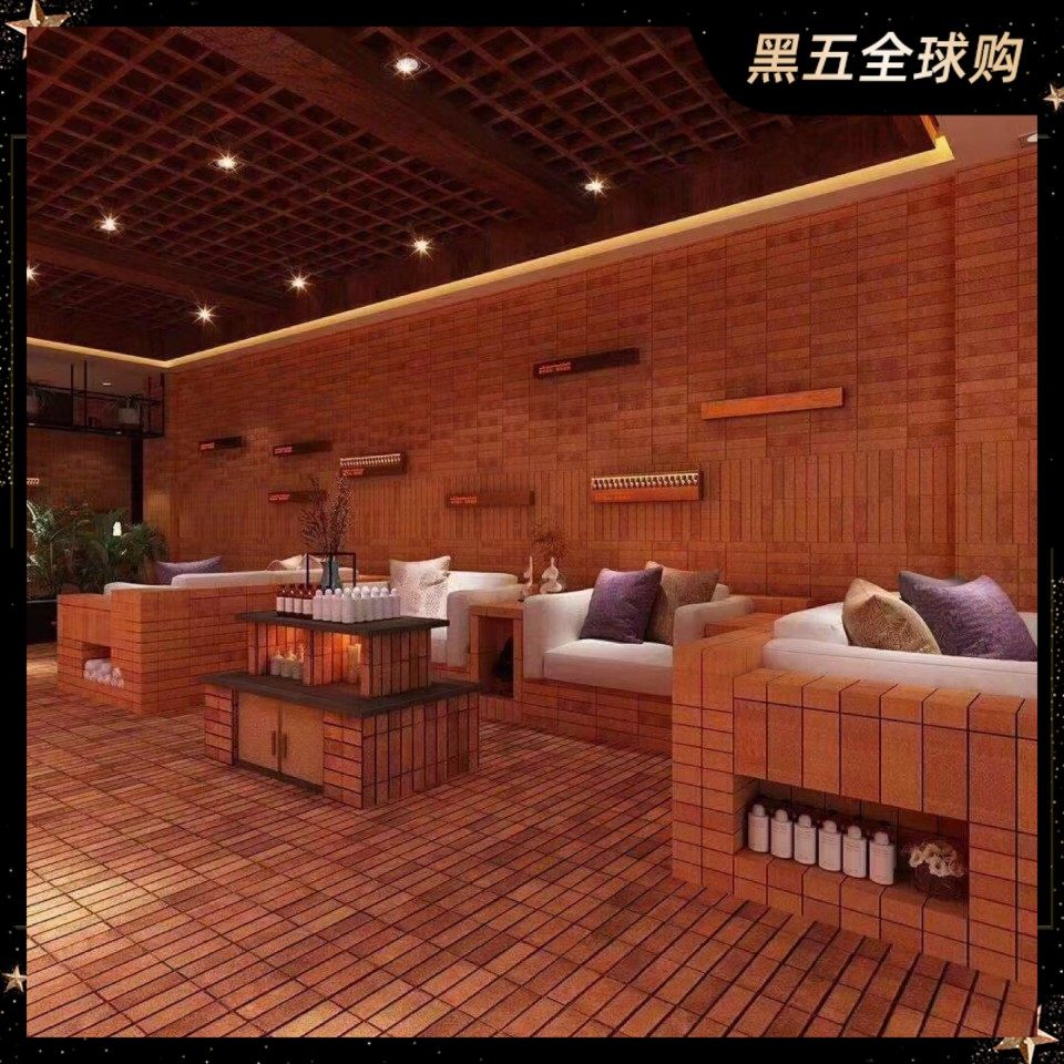 复古红条砖仿古砖红色面砖小红砖片红墙面L砖咖啡厅别墅红砖外墙