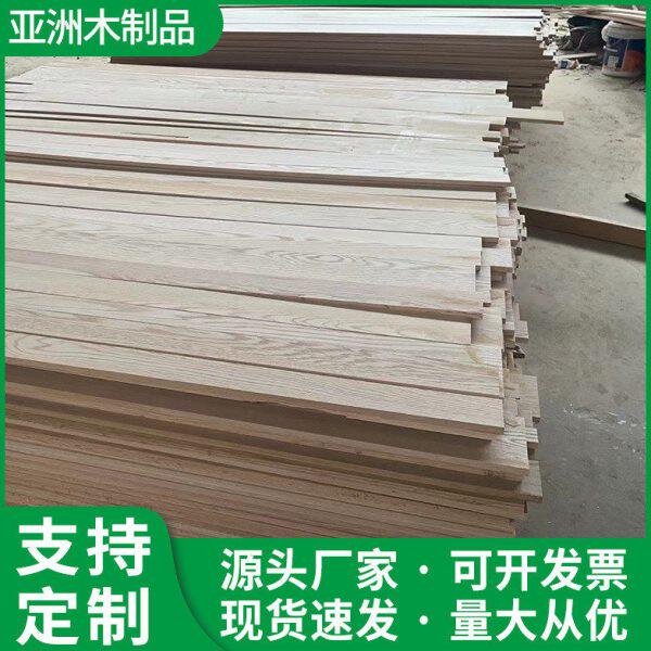 桐木实木板材 碳化拼板整张杨木板指接板牌匾相框原材料 杨木厂家