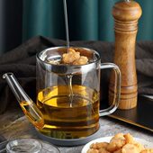 高硼硅玻璃滤油神器家用厨房加厚油罐滤油罐滤油壶过滤油渣油壶瓶