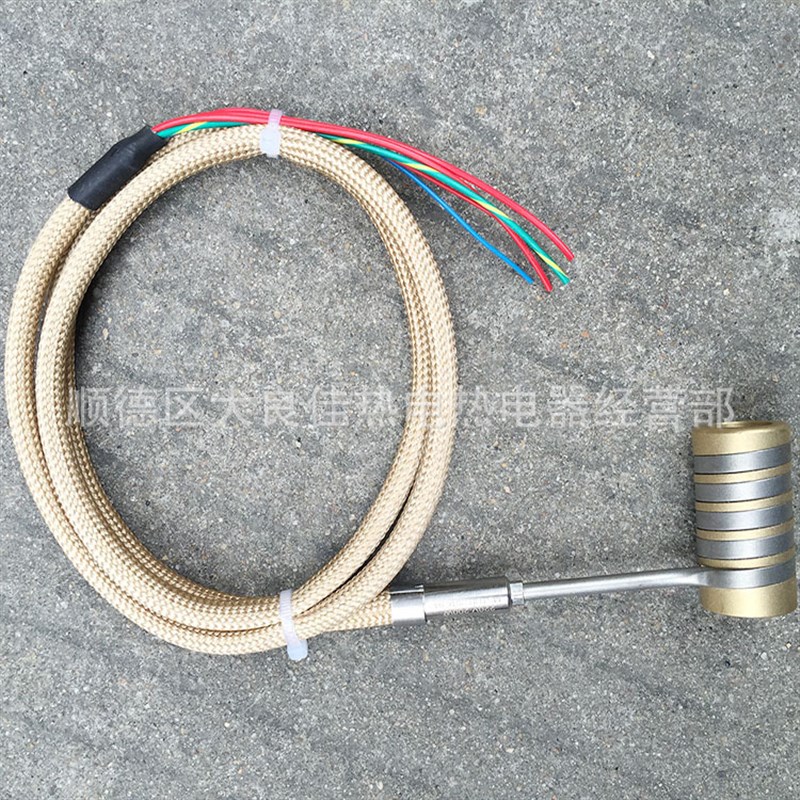 热流道弹簧式铜套发热圈一步拉法发热管模嘴电热圈