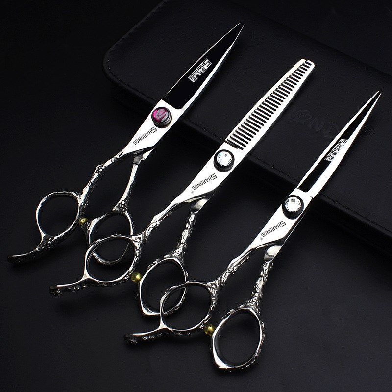 一件代发左撇子发型师专用美发剪刀发廊理发左手剪平剪牙剪柳叶剪