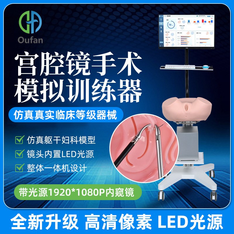 厂家定制宫腔镜模拟训练器医学院教学模拟器模具内窥镜咬切钳定做