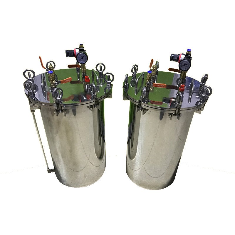 3L不锈钢压力桶厂家直供卡箍压力桶精密点胶桶 IEI压力桶3L 2L 1L