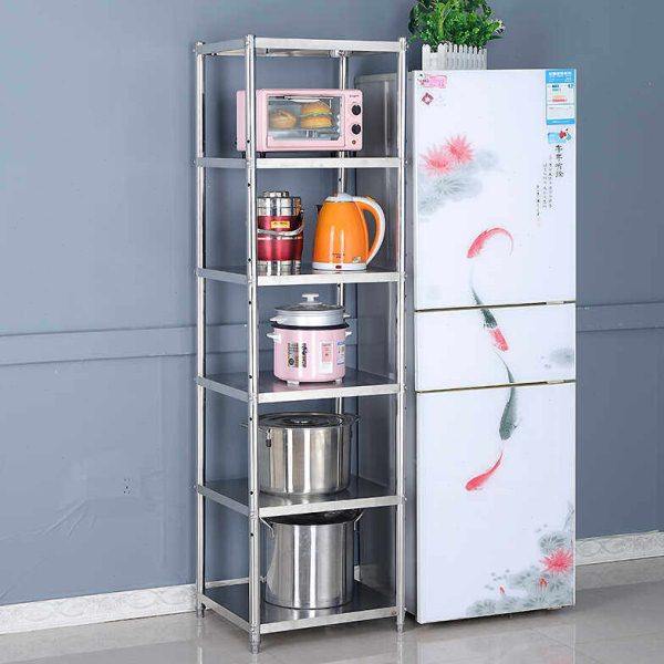 不锈钢50x50厨房正方形置物架60x40窄45厘米30公分宽35落地3四6层