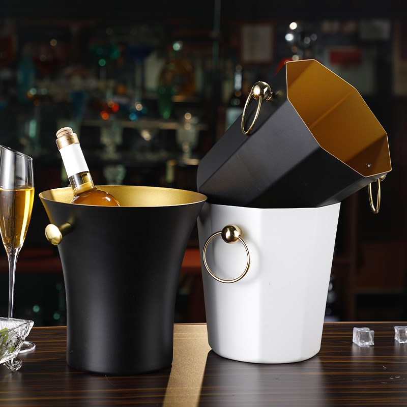 冰桶商用酒吧冰块桶不锈钢大容量香槟桶啤酒桶KTV网红冰桶冰王之
