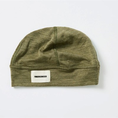 捏手指Fingerscrossed Olive军绿色美丽奴骑行小帽 冬季保暖头套