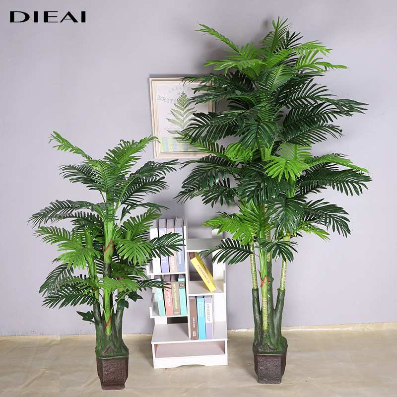 假绿植葵树椰子树客厅落地大型室内装饰植物盆栽景塑料仿真花摆件