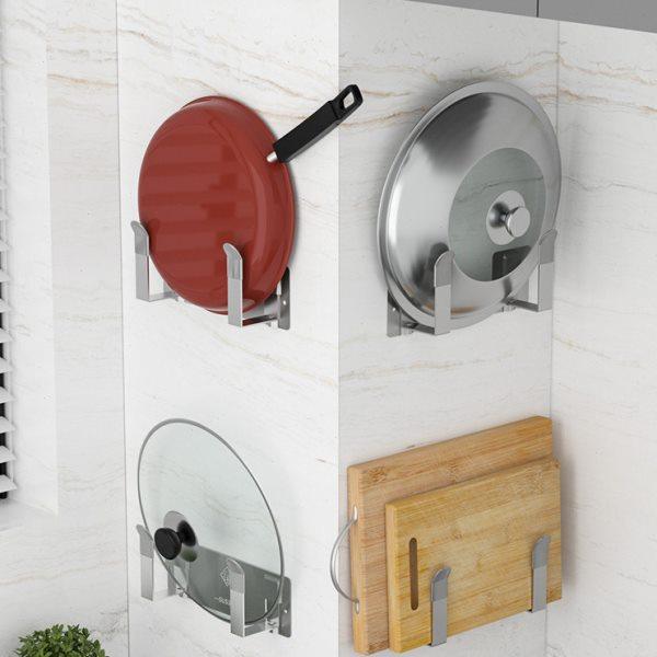 免打孔304不锈钢案板放置架砧板架锅盖架菜板支架厨房壁挂式架子,厨房/烹饪用具,锅盖架/锅盖收纳垫,淘宝优惠券,粉丝福利购,淘宝优惠卷