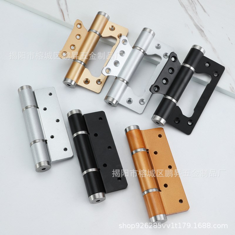 铝合金液压缓冲合页隐形门可调节静音缓冲自动关门定位铰链闭门器