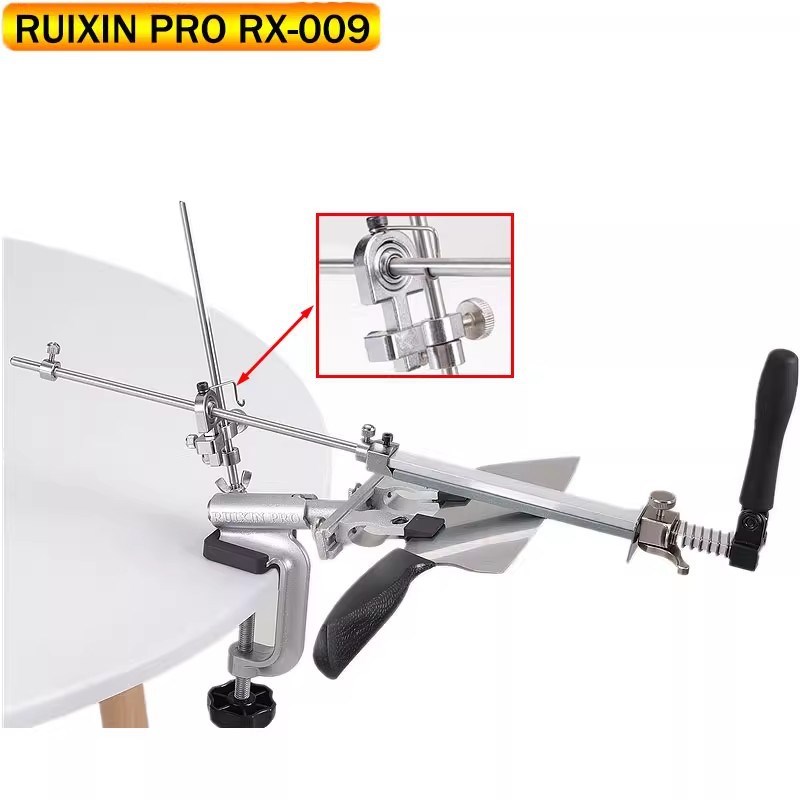 RUIXIN PRO升级款 009家用快速锋利定角磨刀器不锈钢磨刀支架
