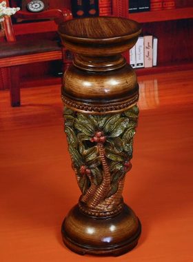 丽盛/欧式复古风格/家居装饰树脂罗马柱/花盆架