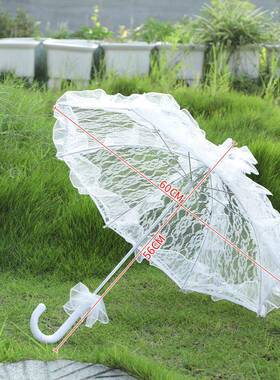 ≈新娘大伞花VJM边红伞蕾丝伞婚纱拍影摄道具装饰表演舞蹈伞欧式