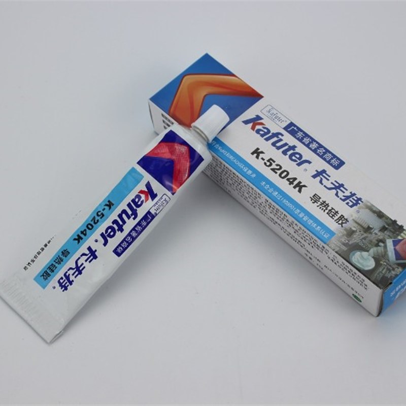 卡夫特 K-5204K 导热u硅胶导热胶水快干型导热系数1.6白色80g