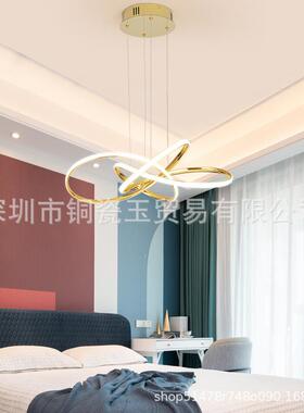 奢餐轻桌餐厅厅吊灯后现代简约客灯艺北欧创意个性花形术高档FD-1