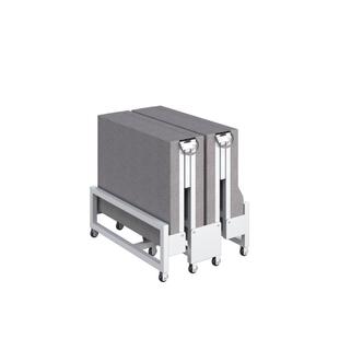 午休叠床办室屏风卡位SBZ隐单形式午休公人床学校午折睡可移动折