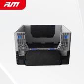 型折叠卡0板箱12RTW0大叠塑料折叠叉车周转箱可折塑料托盘集装 箱