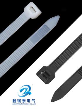 厂家供0应黑色白尼龙扎带10色*100塑料扎带自XRT-1000式束锁线带