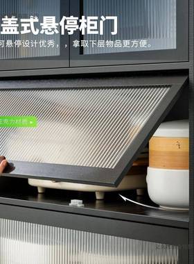 厨置物架餐边柜落地多层碗柜橱柜储房物柜多GEY功能波家收用微炉