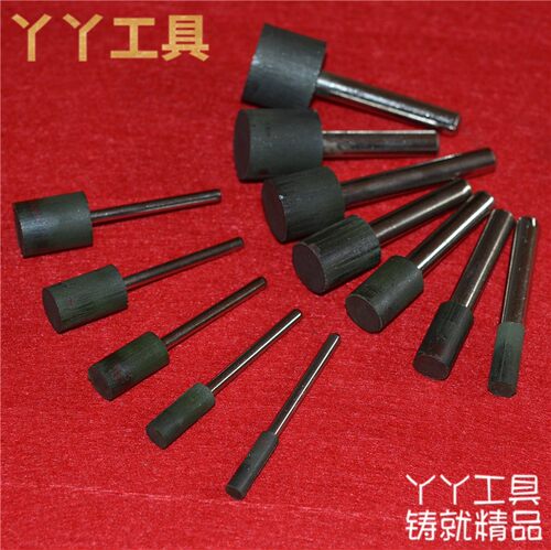 厂家磨销树脂烧结CBN磨头打头淬火件模具钢研磨棒内孔直磨抛光头