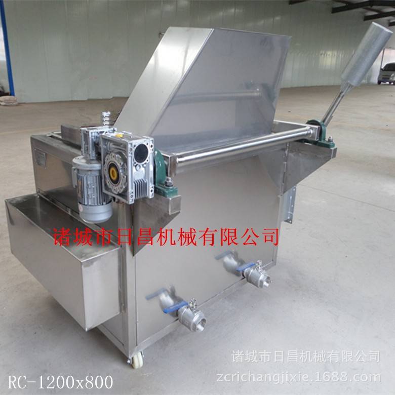 RC-4500型新款野山椒鱼油炸机即食鱼仔设备）