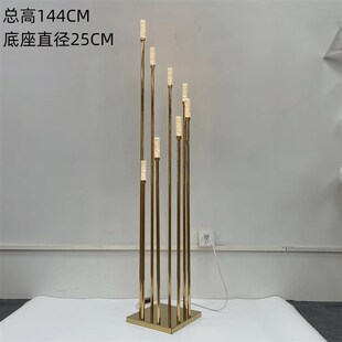 水庆火柴奥引卡路斯灯婚晶摆件蜡烛火苗吊灯宴会婚礼堂道具
