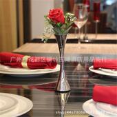 器创意瓶不锈花钢花瓶现代插花个性 餐婚0011庆花瓶摆件桌面单支小