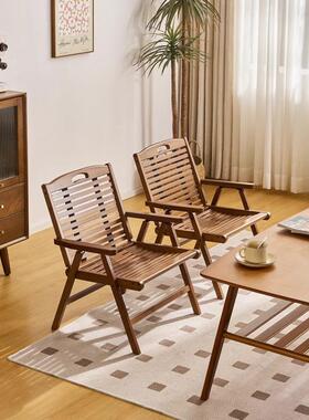 躺椅折叠椅休闲睡遥椅子人折叠午逍阳台懒午休凉椅KKZ靠背椅家用