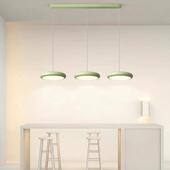 餐厅吊灯现具代简油约北欧网红三头吧餐桌中山灯奶381风飞碟台吊