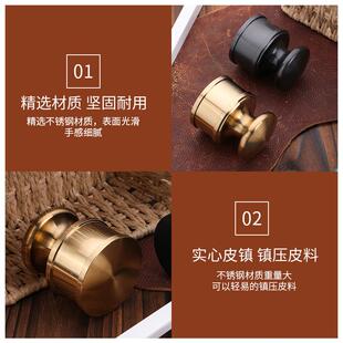 皮雕皮镇diy角具工具不锈钢皮铜皮抛光手工皮皮镇压镇子压皮镇器