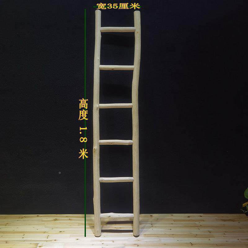 干树枝北欧实梯子摆件装饰木品原005木民宿形置物梯木梯子摄振尾