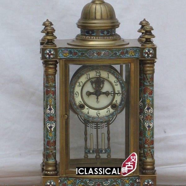 钟表 仿古钟表 欧式钟表 古典钟表 机械座钟 珐琅四明钟,家居饰品,座钟,淘宝优惠券,粉丝福利购,淘宝优惠卷