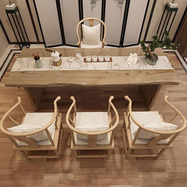 新中式客厅泡茶桌椅组合仿古全实木大板桌会客室洽谈公茶台,商业/办公家具,茶台/茶桌,淘宝优惠券,粉丝福利购,淘宝优惠卷