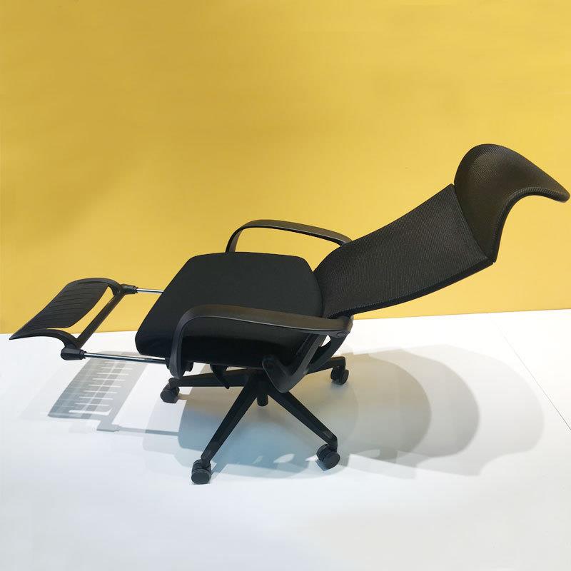 广东带脚托午休老板椅办公室电脑椅多用椅子财务经理办公椅职员椅