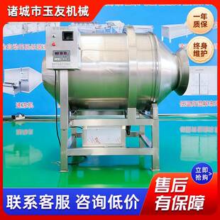 不锈钢滚筒拌料机酱菜腌肉拌料机鸡爪豆干大型翻滚搅拌机