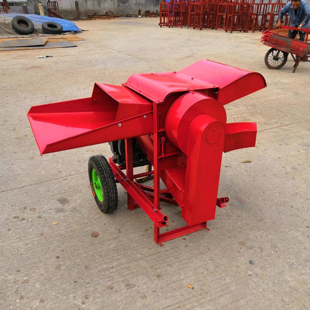柴油50型农用脱粒机打麦机打稻机稻麦油菜大豆小麦水稻高粱谷子